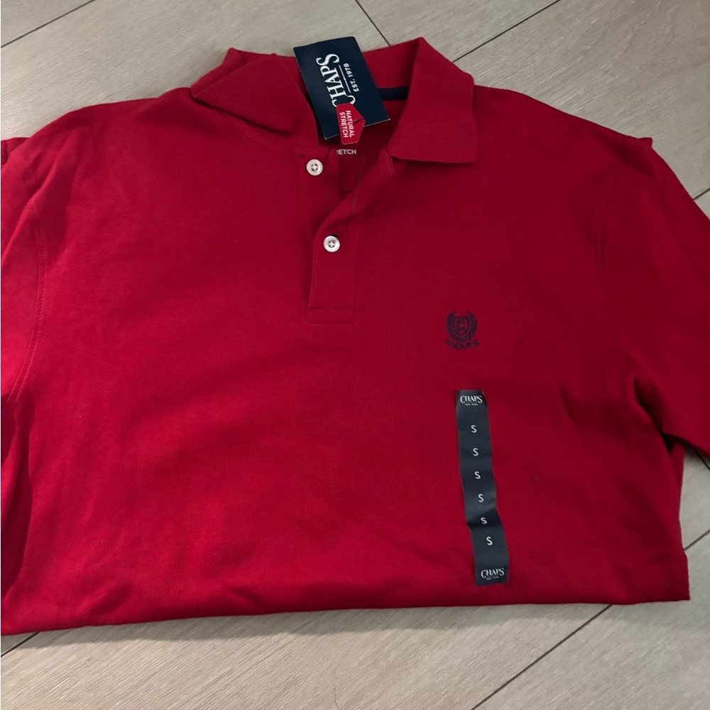 Chaps Classic Red Polo Shirt